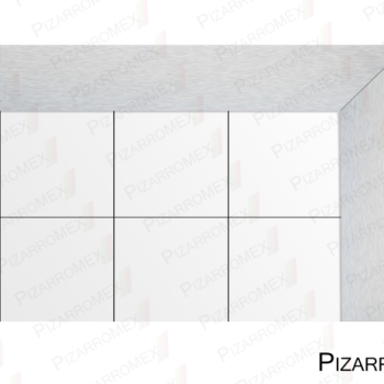Pizarrón Blanco Cuadriculado Estándar Grande