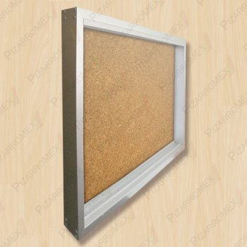 Directorio Vitrina de Corcho con Puertas de Cristal - Grande